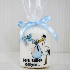 Baby Shower Mum Bebek Şekeri - Erkek Bebek