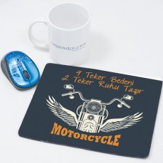 Motorsiklet Tasarım Motorcu Hediyesi Mousepad